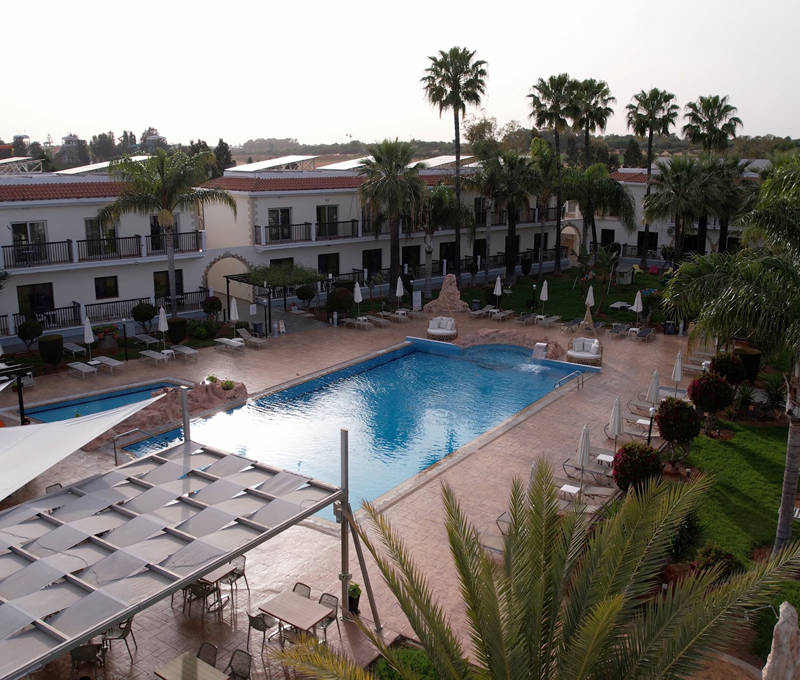 Loutsiana Hotel pool and hotel view